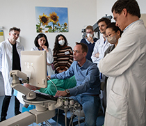 Praktischer Teil des Ultraschallkurses